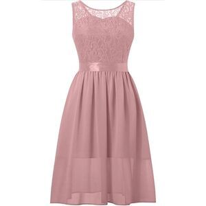 NEW Lace Short Bridesmaid Dress Cap Sleeve Cocktail M